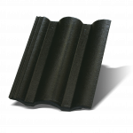 Betonová střešní taška Danubia - barva: Carbon